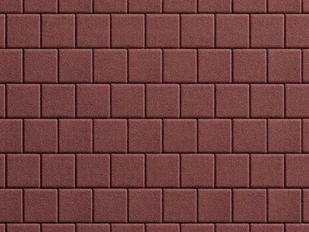 Плитка тротуарная Квадрат Б.3.К.8 гранит красный, 100*100*80 мм 