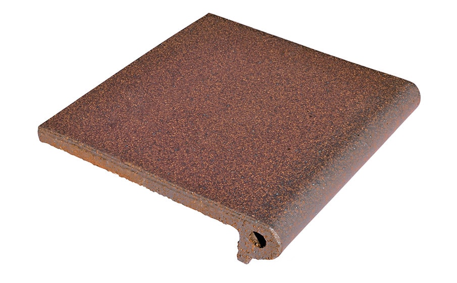 Клинкерная ступень флорентинер Terraklinker (Gres de Breda) Lava модель B, 330*330*60*20 мм