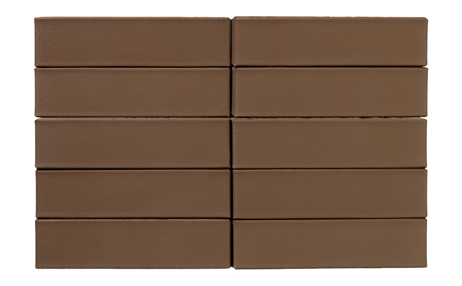 Кирпич облицовочный Старооскольский КЗ коричневый гладкий 250*120*65 мм