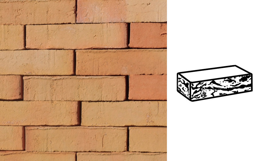 Кирпич клинкерный облицовочный 7-щелевой Muhr 23 Morgenrote готик, 250*120*65 мм