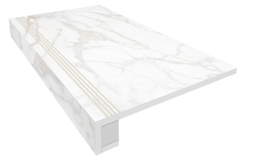 Комплект ступень и подступенок Ametis Supreme SM02, неполированный