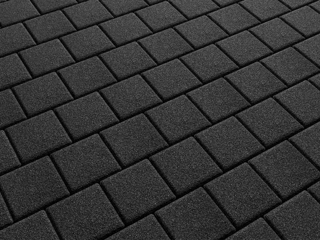 Плитка тротуарная Квадрат А.3.К.4, стоунмикс черный, 100*100*40 мм