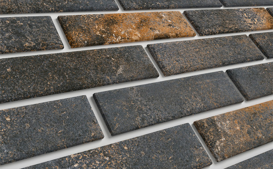 Клинкерная плитка под кирпич BestPoint Exclusive Metal Dark 245*65*8,5 мм