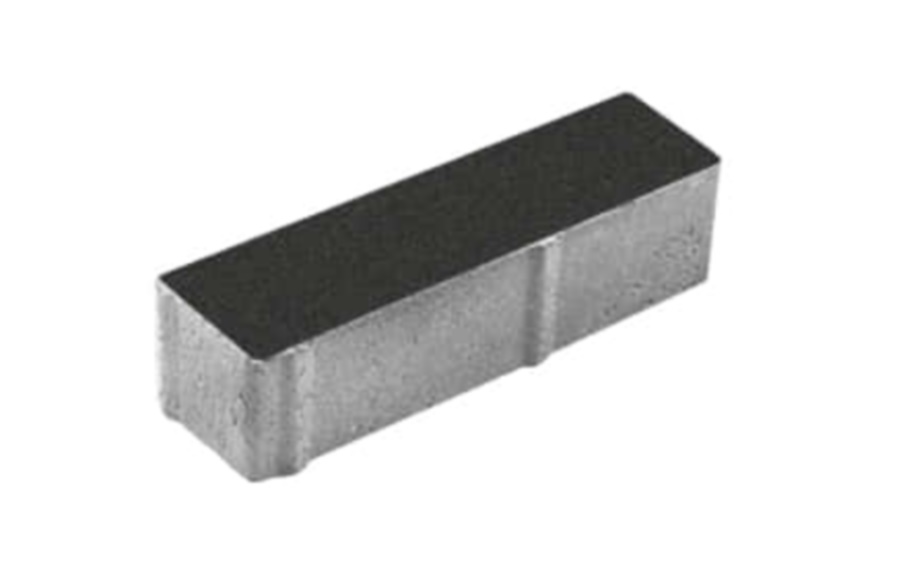 Плитка тротуарная Прямоугольник Б.8.П.8 стандарт гладкий черный, 360*80*80 мм