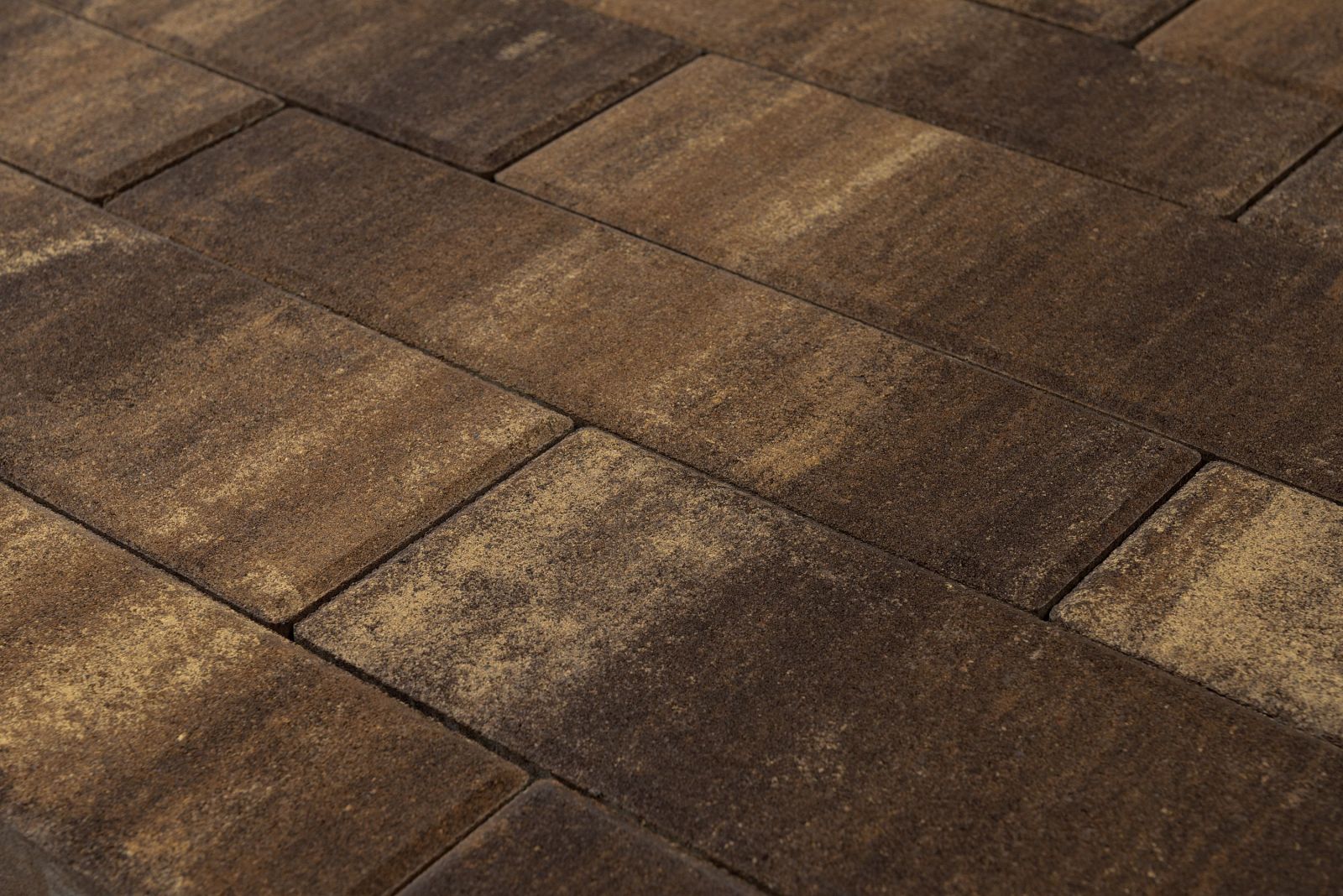 Плитка тротуарная BRAER Домино Color Mix Каштан, 120/160*60 мм
