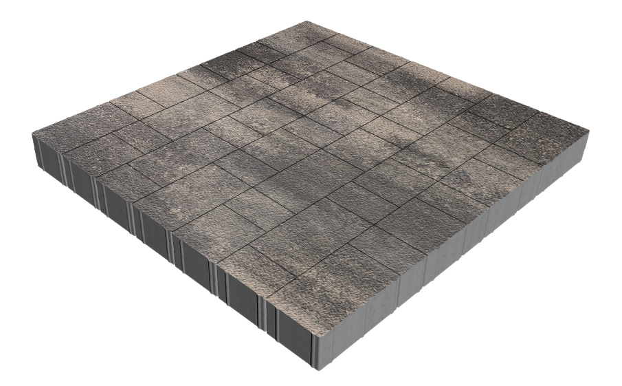 Плитка тротуарная SteinRus Новый город Рид В.8.Псм.8, Native, Нокс, толщина 80 мм