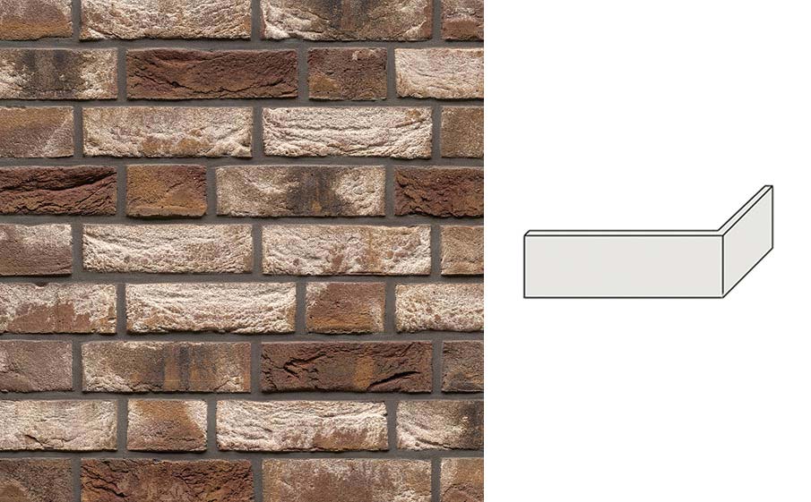 Угловая плитка Muhr Nr 25, Havanna, 210*65*100*22-25 мм