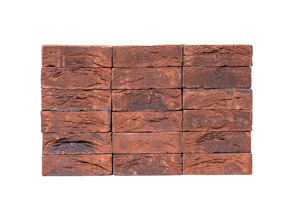 Кирпич облицовочный Engels Limburgs oranje bont, 215*50*65 мм