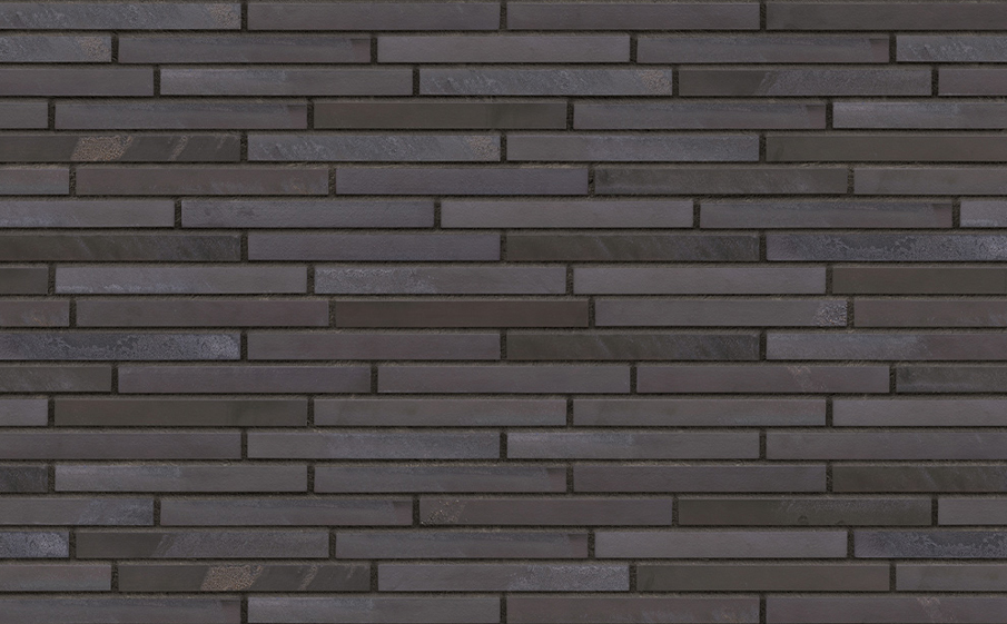 Клинкерная плитка под кирпич King Klinker KING SIZE 05 Black heart гладкая LF, 490*52*14 мм