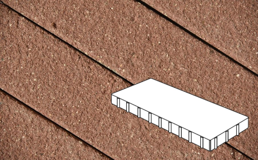 Плитка тротуарная Готика Premium Bronze, Плита Б.9.П.8, №21, 900*300*80 мм