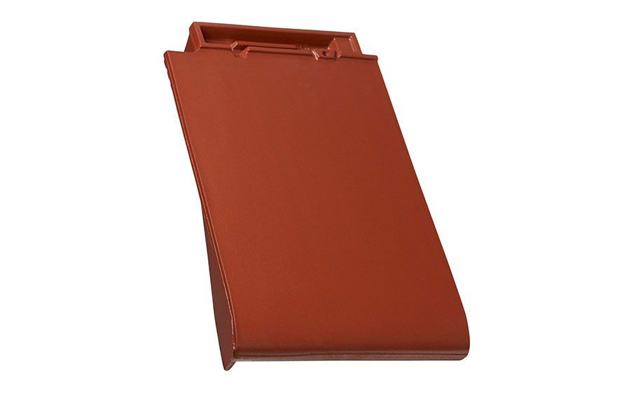 Керамическая черепица боковая левая TONDACH Figaro 11 (Planoton 11), Red engobe