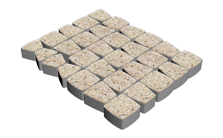 Плитка тротуарная SteinRus Классико Нео Б.5(С).Фсм.6, Backwash, Грейзен, толщина 60 мм