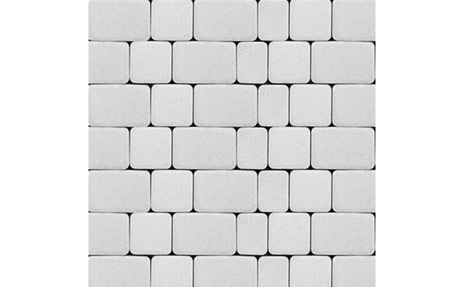 Плитка тротуарная SteinRus Инсбрук Альт А.1.Фсм.4, гладкая, белый, толщина 40 мм