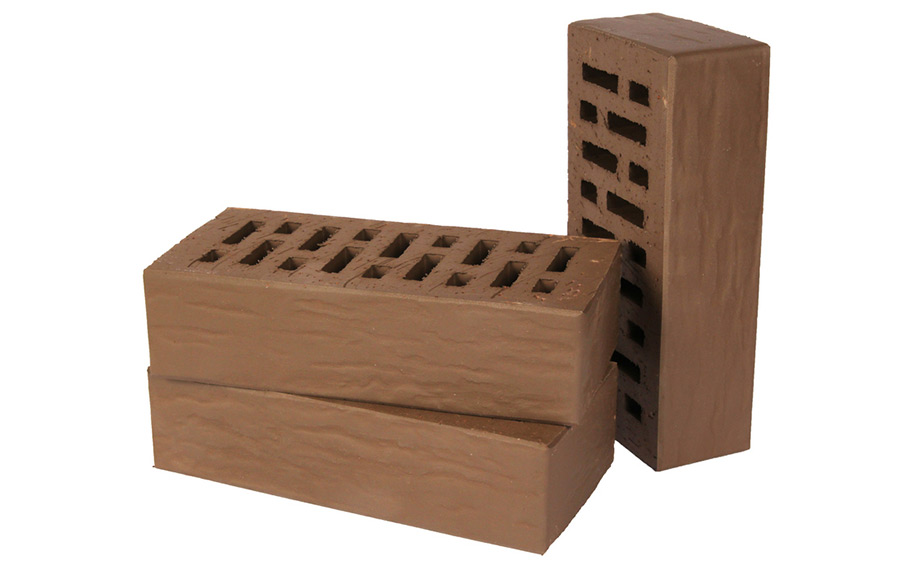 Кирпич облицовочный пустотелый Lode Vecais Brunis, 250*120*65 мм