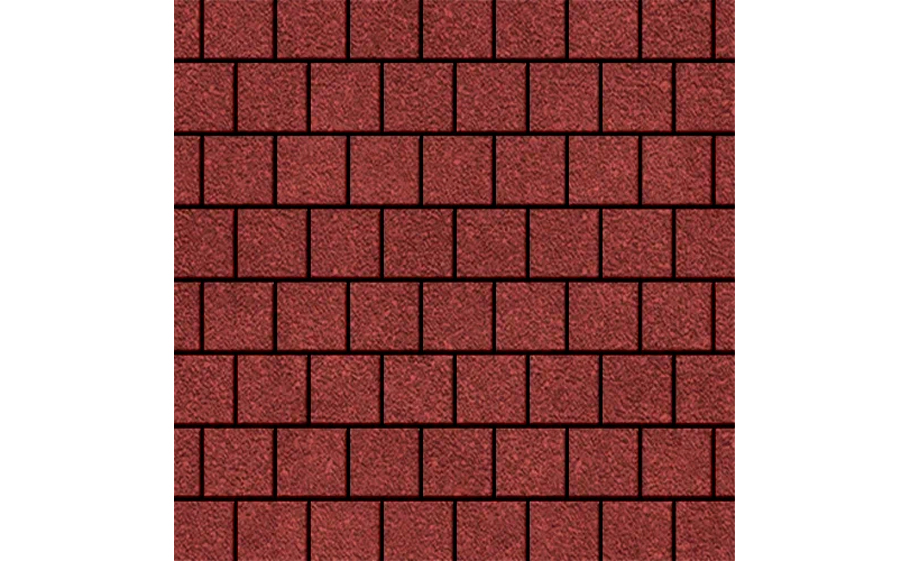 Плитка тротуарная SteinRus Армор В.2.К.8, Native, красный, 100*100*80 мм
