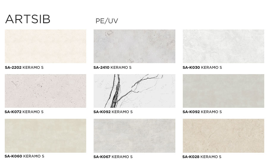 Алюминиевая композитная панель SIBALUX РФ ARTSIB KERAMO S