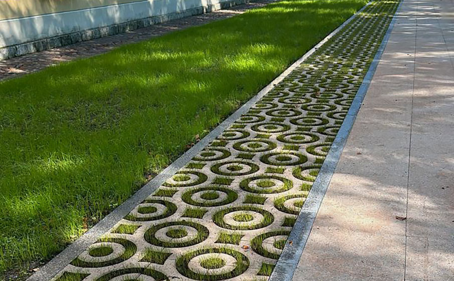 Плитка тротуарная Готика Natur, Эко-фантазия Б.3.ГР.8, Сатурн, 300*300*80 мм