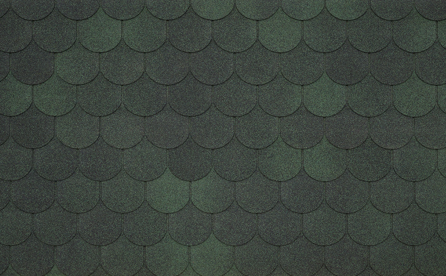 Гибкая черепица TEGOLA COMFORT, ASSISI, Verde 473