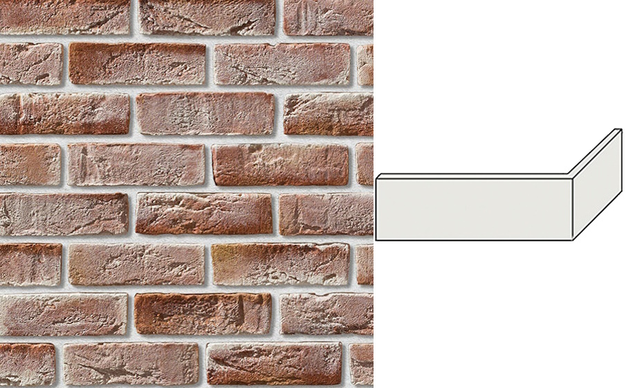 Декоративный кирпич Leonardo Stone угловой элемент Орли 191/98*65*10 мм 787