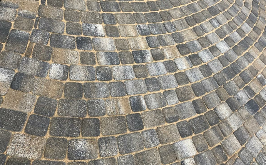 Плитка тротуарная Классико А.1.КО.4 листопад гранит старый замок, комплект 2 шт, толщина 40 мм