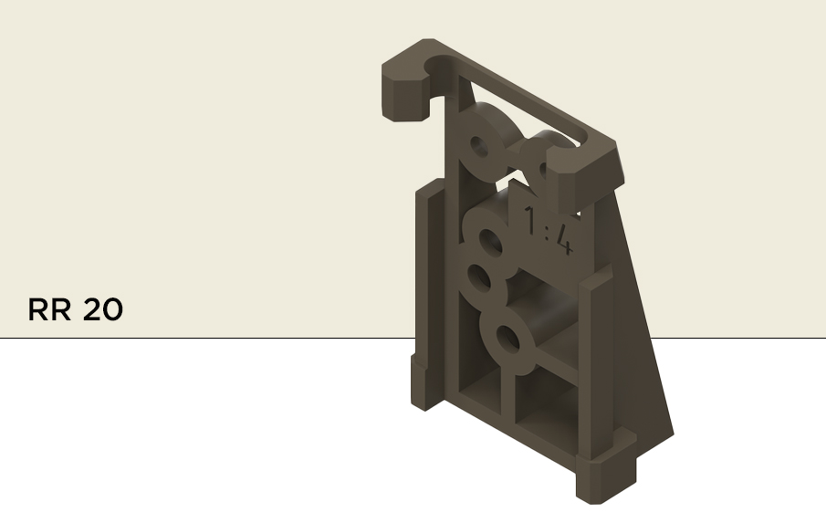 Компенсатор хвостика Orima 1:4, RR 20 для системы D 110/85*85 мм