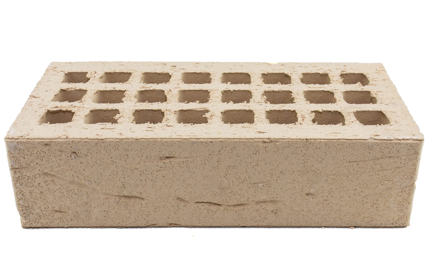 Кирпич облицовочный Губский КЗ, папирус, бежевый, 250*120*65 мм