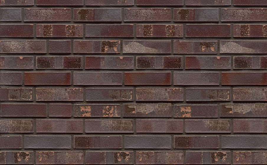 Кирпич клинкерный Muhr 10 S Violettblau geflammt Spezial гладкий, Spar NF, 240*55*71 мм
