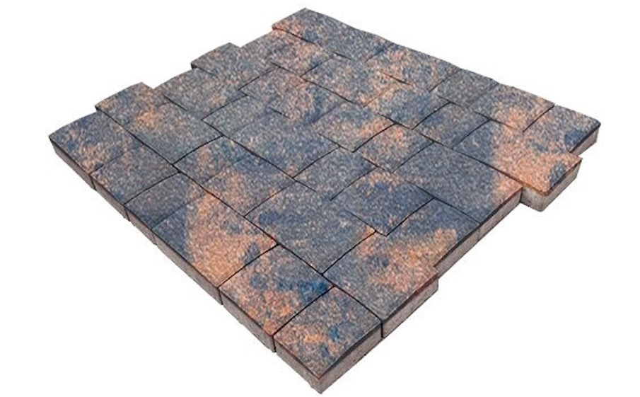 Плитка тротуарная SteinRus Инсбрук Инн Б.6.Фсм.6, Native, ColorMix Айвори, толщина 60 мм