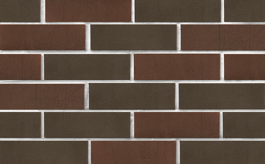 Кирпич клинкерный ЛСР Порту темно-красный с бордовым песком винтаж, 250*85*65 мм