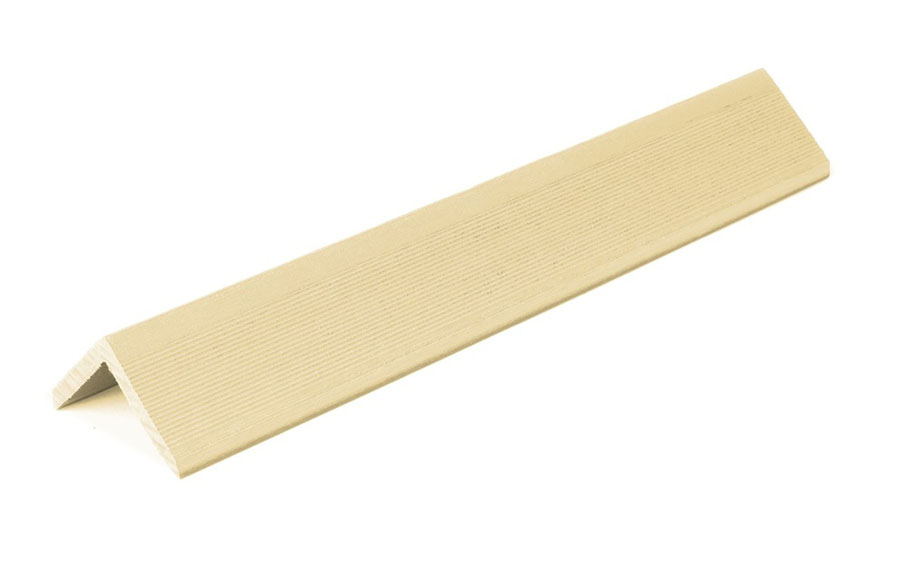 Уголок Grand Line ДПК внешний 50*50 мм Слоновая кость, 3 м