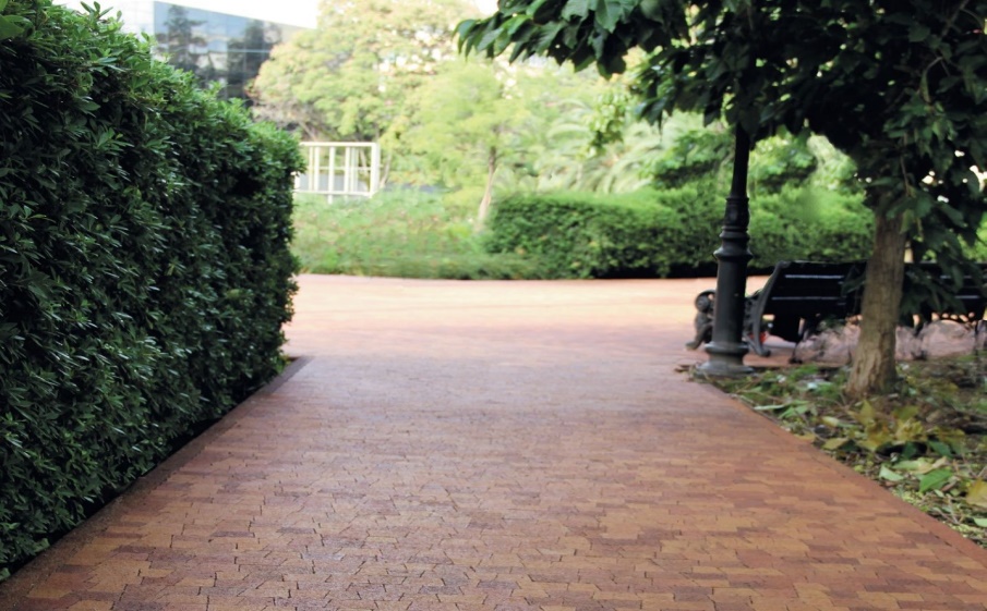 Плитка тротуарная Антик Б.3.А.6 листопад гладкий осень, комплект 5 шт, толщина 60 мм