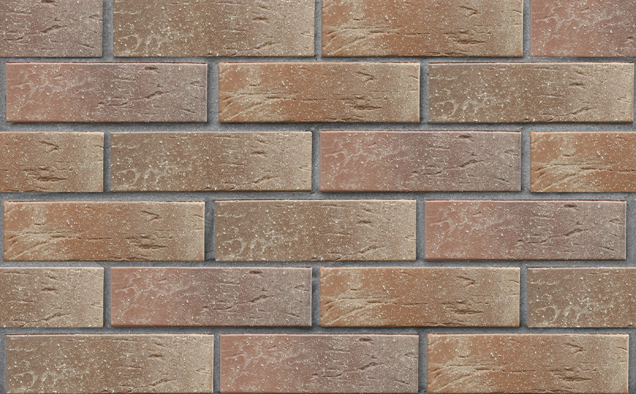 Кирпич облицовочный ЛСР красный флэш с пепельной посыпкой рустик 250*120*65 мм