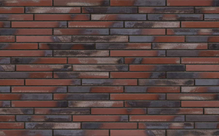 Клинкерная плитка под кирпич King Klinker KING SIZE 08 Coral star гладкая, 490*52*14 мм