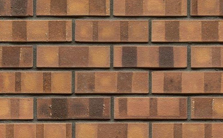 Кирпич клинкерный Muhr 08 K Lachsrot Kohle гладкий, Spalter NF, 240*55*71 мм