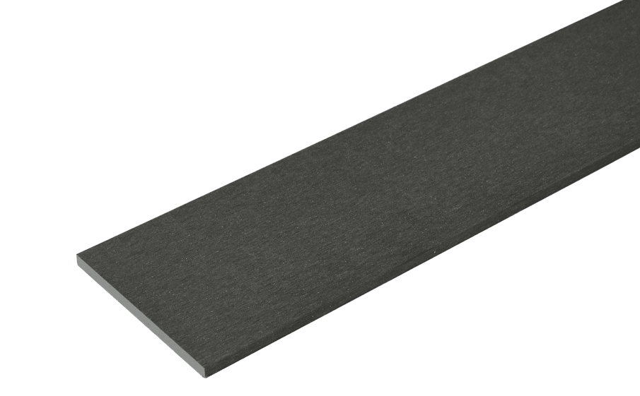 Универсальная панель (подступенок) для террасной доски CM (CM Decking) Черное дерево (Black wood), 3000*150*9,5 мм