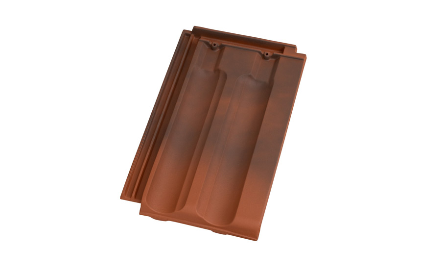 Керамическая черепица рядовая TONDACH Fidelio antique engobe