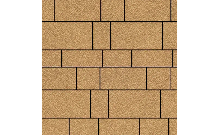 Плитка тротуарная SteinRus Инсбрук Тироль Б.4.Псм.6, Native, песочный, толщина 60 мм