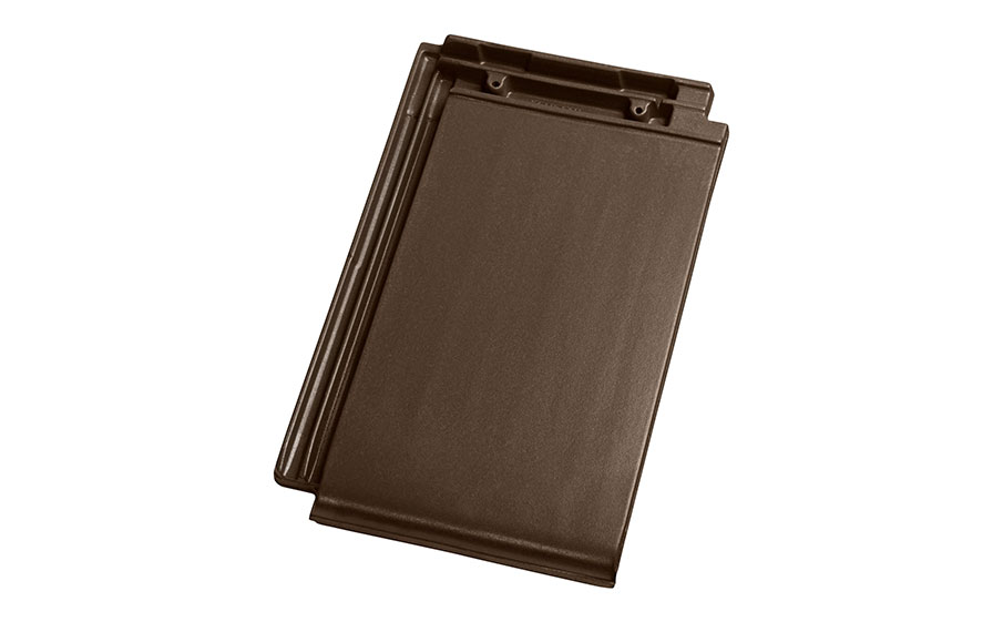 Керамическая черепица рядовая TONDACH Figaro 11 (Planoton 11), Brown engobe