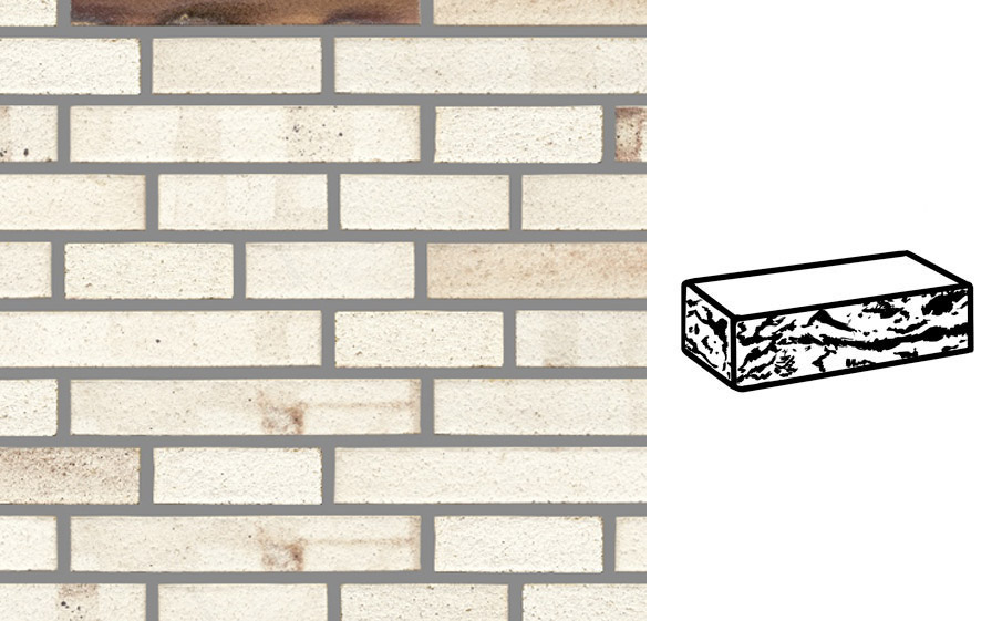 Кирпич клинкерный Muhr 37_06 KS Serie mondan Kohle Spezial готик, 290*90*52 мм