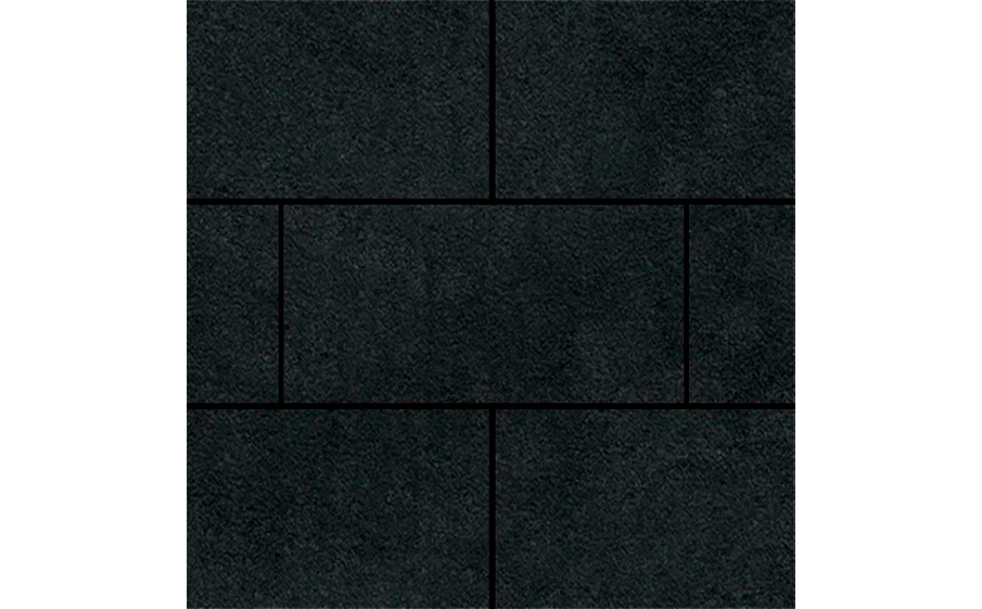 Плитка тротуарная SteinRus Парк Плейс Б.3.П.8 Native, черный, 600*300*80 мм