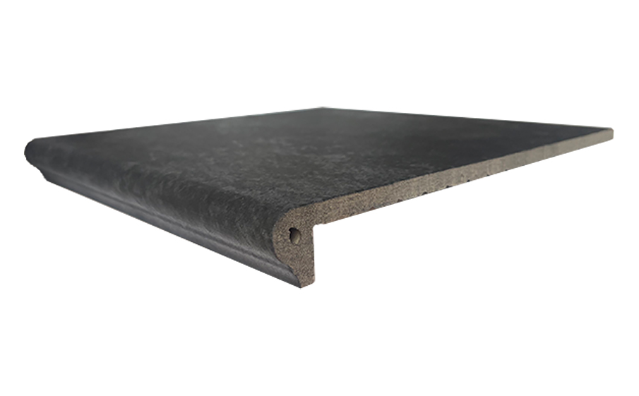 Клинкерная ступень-флорентинер Westerwaelder Klinker ATRIUM Schwarz, 310*320*9,5 мм