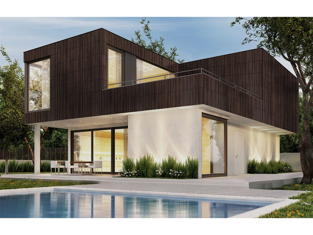 HPL-панель Greenlam Woods SUD 9103 Smoldered Wood двухсторонняя, 3050*1300*10 мм