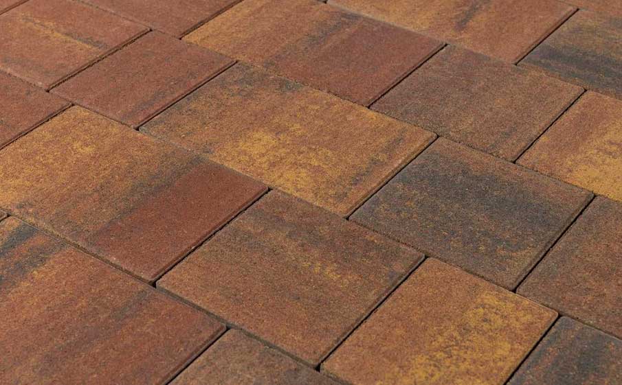 Плитка тротуарная BRAER Старый город Венусбергер Color Mix Мальва