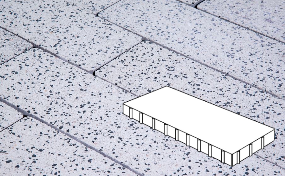 Плитка тротуарная Готика, City Granite FINO, Плита Б.8.П.8, Покостовский, 800*400*80 мм