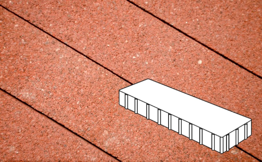 Плитка тротуарная Готика Premium Silver, Плита Б.3.П.10, №9, 500*125*100 мм