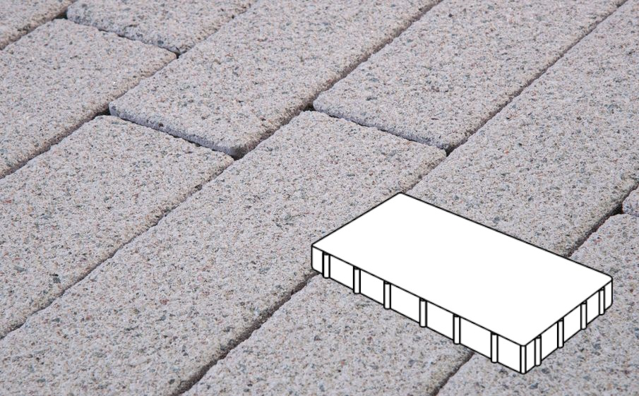 Плитка тротуарная Готика Premium Gold, Плита Б.6.П.8, №1, 600*300*80 мм