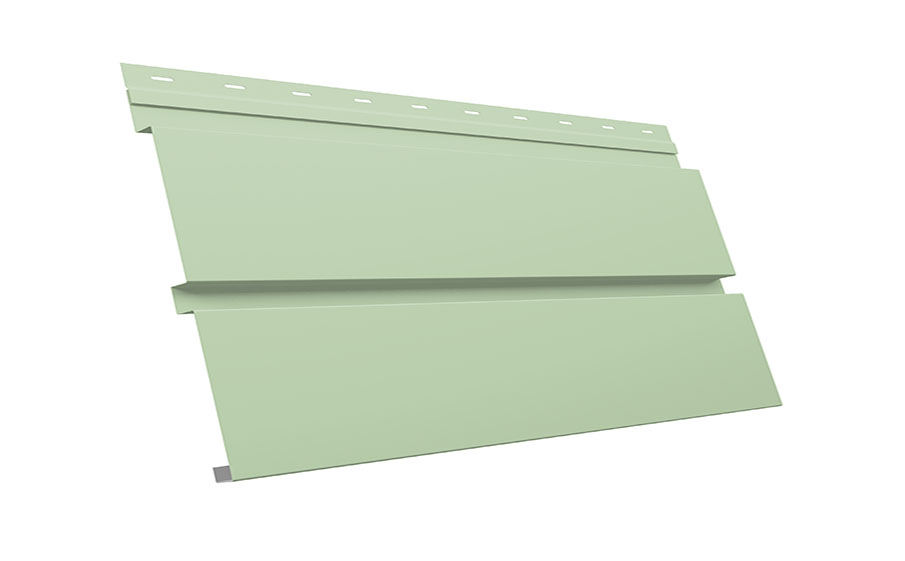 Софит Grand Line металлический Квадро Брус без перфорации 0,45 PE с пленкой RAL 6019