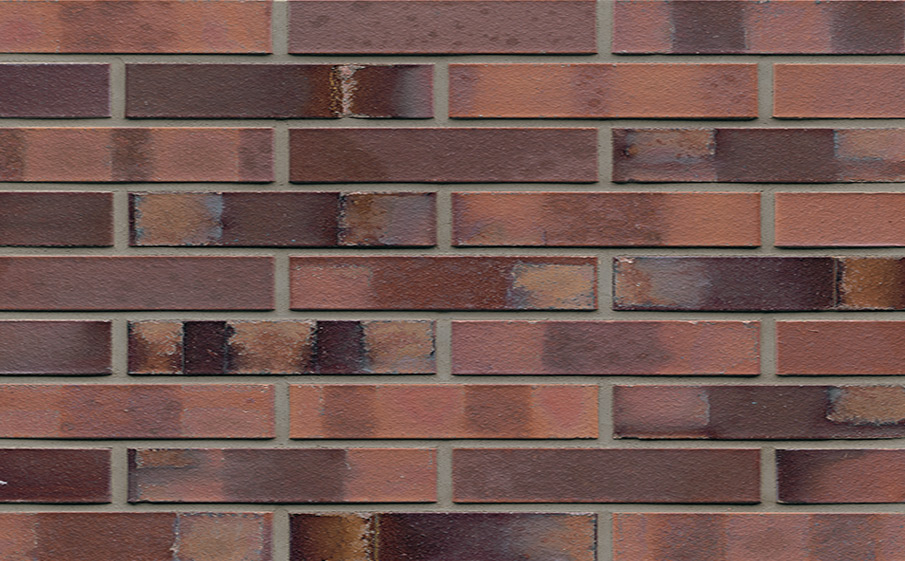Кирпич клинкерный Muhr 04S Rotbraun-bunt Spezial гладкий, 290*60*52 мм