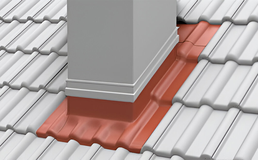 Лента для примыкания BRAAS V-Flex, 300*5000 мм, красная