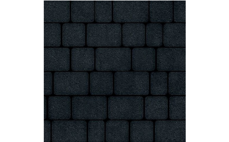 Плитка тротуарная SteinRus Инсбрук Альт А.1.Фсм.4, Native, черный, толщина 40 мм